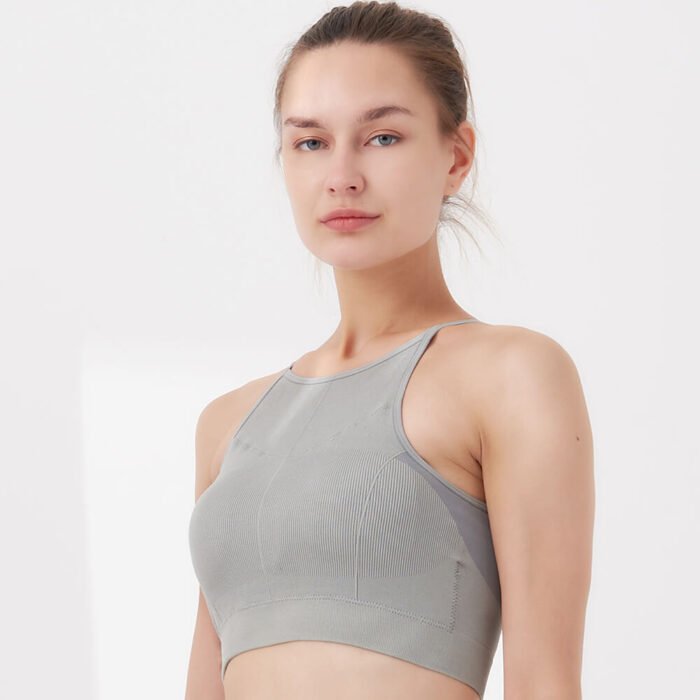 1S-T798800 Sportswear and Yogawear with hollowed-out net hole Vest and Shorts (1/3 pants/trousers) - Image 3