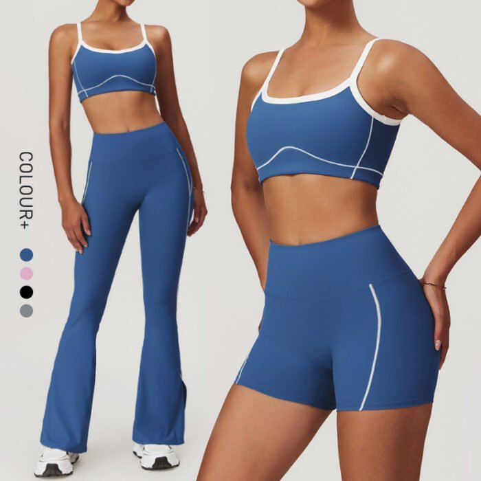 2025 New Women Sportswear Women Hollow Custom fitness Seamless Active Wear Yoga Set Custom logo Workout Clothing gym fitness set