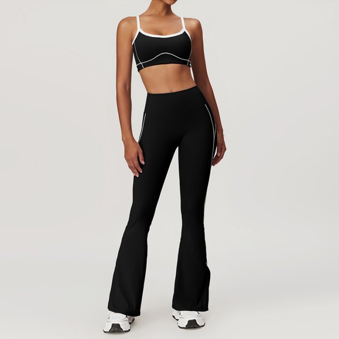 2025 New Women Sportswear Women Hollow Custom fitness Seamless Active Wear Yoga Set Custom logo Workout Clothing gym fitness set - Image 8