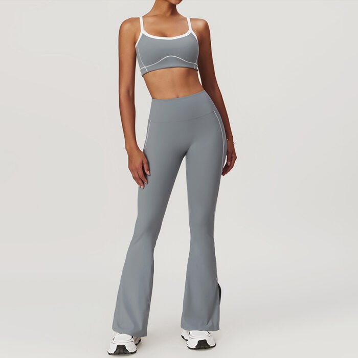 2025 New Women Sportswear Women Hollow Custom fitness Seamless Active Wear Yoga Set Custom logo Workout Clothing gym fitness set - Image 7