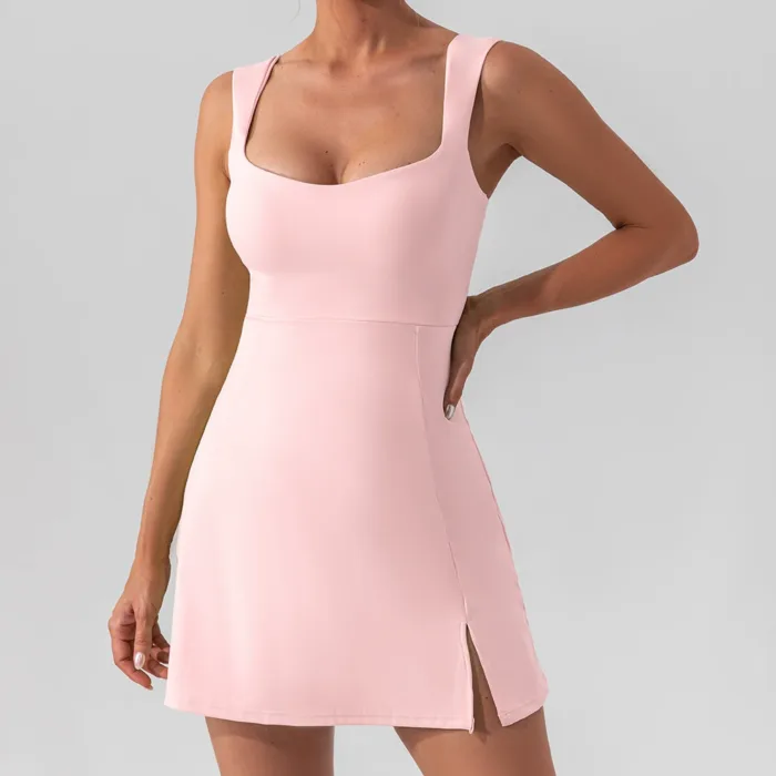 Fitness suspender tennis wear one-piece Tennis sports skirt