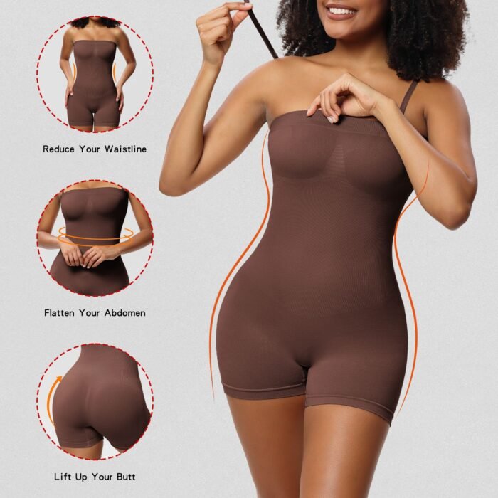 YHT Custom Women’s One-Piece Shapewear – Seamless Body Sculpting & Slimming Bodysuit - Image 5
